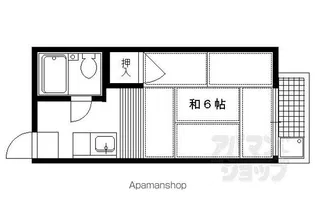 花園橋ハイツ【104号室】の間取り