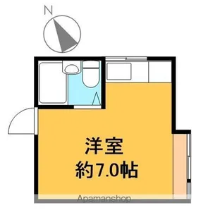 緑樹荘(東大生・東大院生限定)【13C号室】の間取り