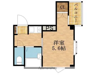 ウエストコーポ【201号室】の間取り