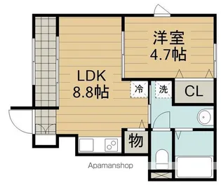 グランフェリス【1階】の間取り