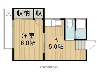 ミマツハウス【201号室】の間取り