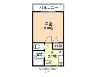 ナチュラルH【202号室】の間取り