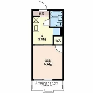 コーポ和幸【201号室】の間取り