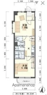 しゃとれ旭ヶ丘通り【3階】の間取り
