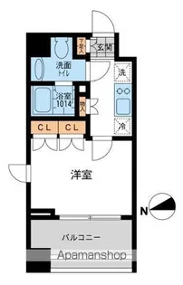 1Kの間取り画像