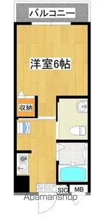 アネックス大産【203号室】の間取り