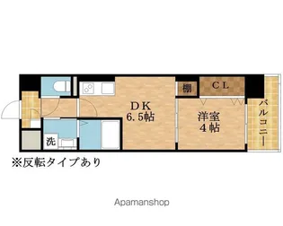 エグゼ大阪CITYオースティン【9階】の間取り