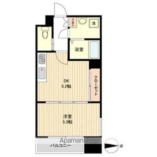 LA DOUCEUR片平【11階】の間取り