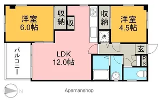 桜ハウス【2階】の間取り