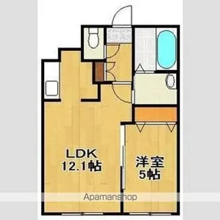 PERFECT PARTNER RESIDENCE B棟【5階】の間取り