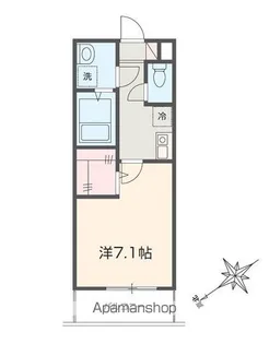 MELDIA京成津田沼Ⅱ【3階】の間取り