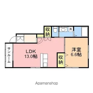 ショコラⅠ【1階】の間取り