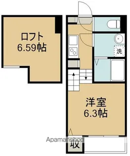 ハーモニーテラス東仙台Ⅴ【1階】の間取り