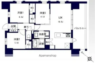 (仮称)千葉市中央区問屋町計画【2階】の間取り