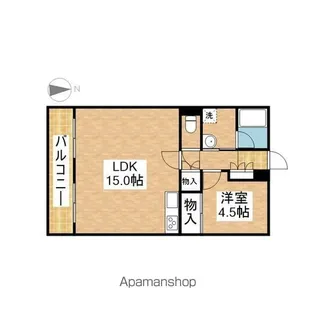 ロイヤル御器所【602号室】の間取り