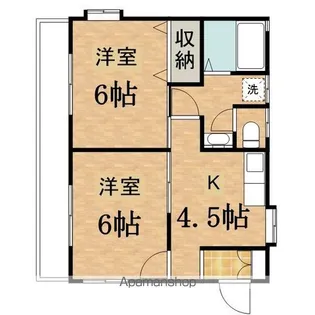 レモンハイツ【101号室】の間取り