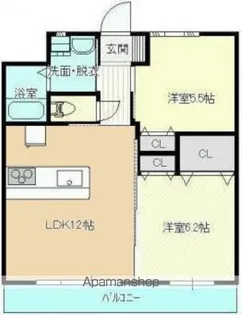 ASTERIA祇園【6階】の間取り