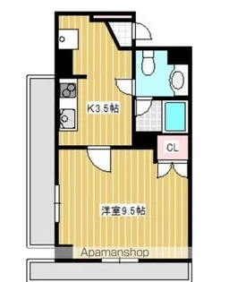 アデッソ志村ユニフォートデザイン【6階】の間取り