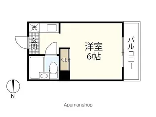 ベルパトリエ己斐中【307号室】の間取り
