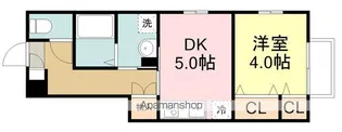 アンセル長町B【1階】の間取り