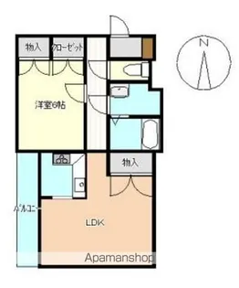 メゾンデプレ【601号室】の間取り