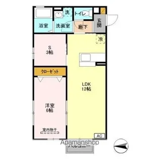 アサミエレガンス【2階】の間取り