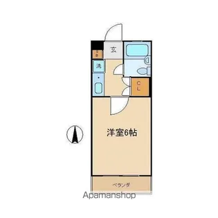 阿佐ヶ谷ハイツ【101号室】の間取り