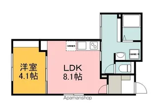 Prive上安【1階】の間取り
