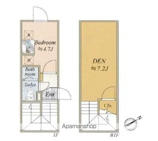 アーバンネスト渋谷本町【1階】の間取り
