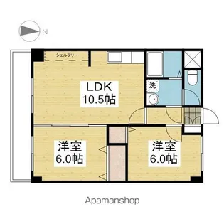 安永ビル【201号室】の間取り