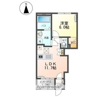 保原町アパート【103号室】の間取り