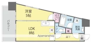 ナジェスタ大濠【5階】の間取り