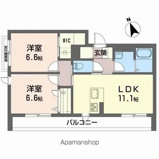 メゾン神明町【2階】の間取り