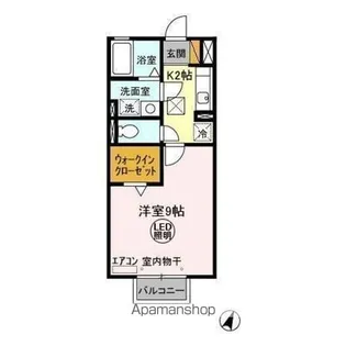 アネックスMITO Ⅱ【II105号室】の間取り