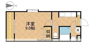 グリーンヒルズ【4階】の間取り