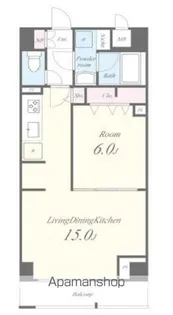 JPT RESIDENCE【11階】の間取り