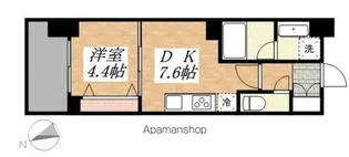 ビイルーム立川【12階】の間取り