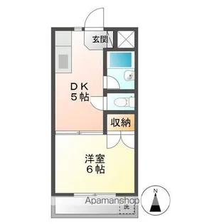 桑原コーポ【2階】の間取り