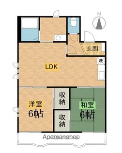 スプリングヒル【1階】の間取り