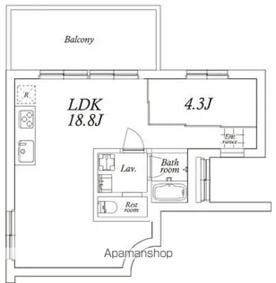 アスタルテ上原【3階】の間取り
