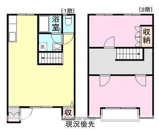 メゾンアイビス【101号室】の間取り