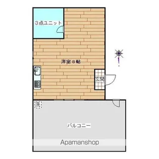 敷島ビル【4G号室】の間取り