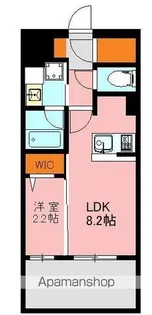 デュ・レジア博多レジデンス【8階】の間取り