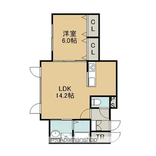 ラグナガーデンⅣ【1階】の間取り