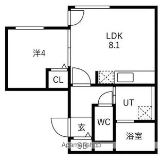 BLANTON’S【2階】の間取り