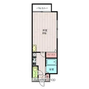 エステートモア薬院駅前【11階】の間取り