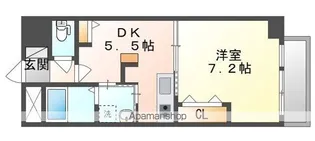 ラフィーネ大供【3階】の間取り