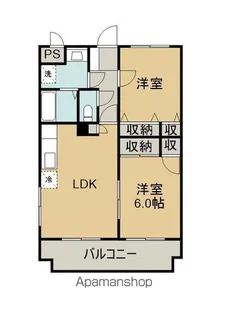 グランシャリオ【105号室】の間取り