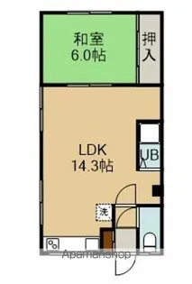 マルトモアパート【2階】の間取り