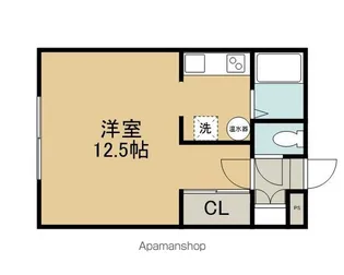 ノルウェーの森【105号室】の間取り